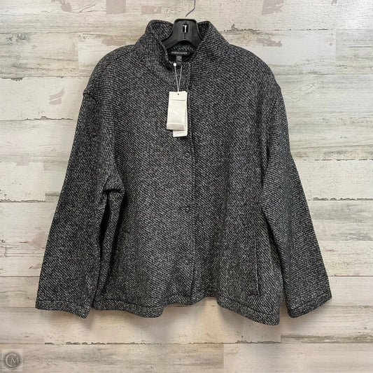 Jacket Other By Eileen Fisher In Black, Size: Xl