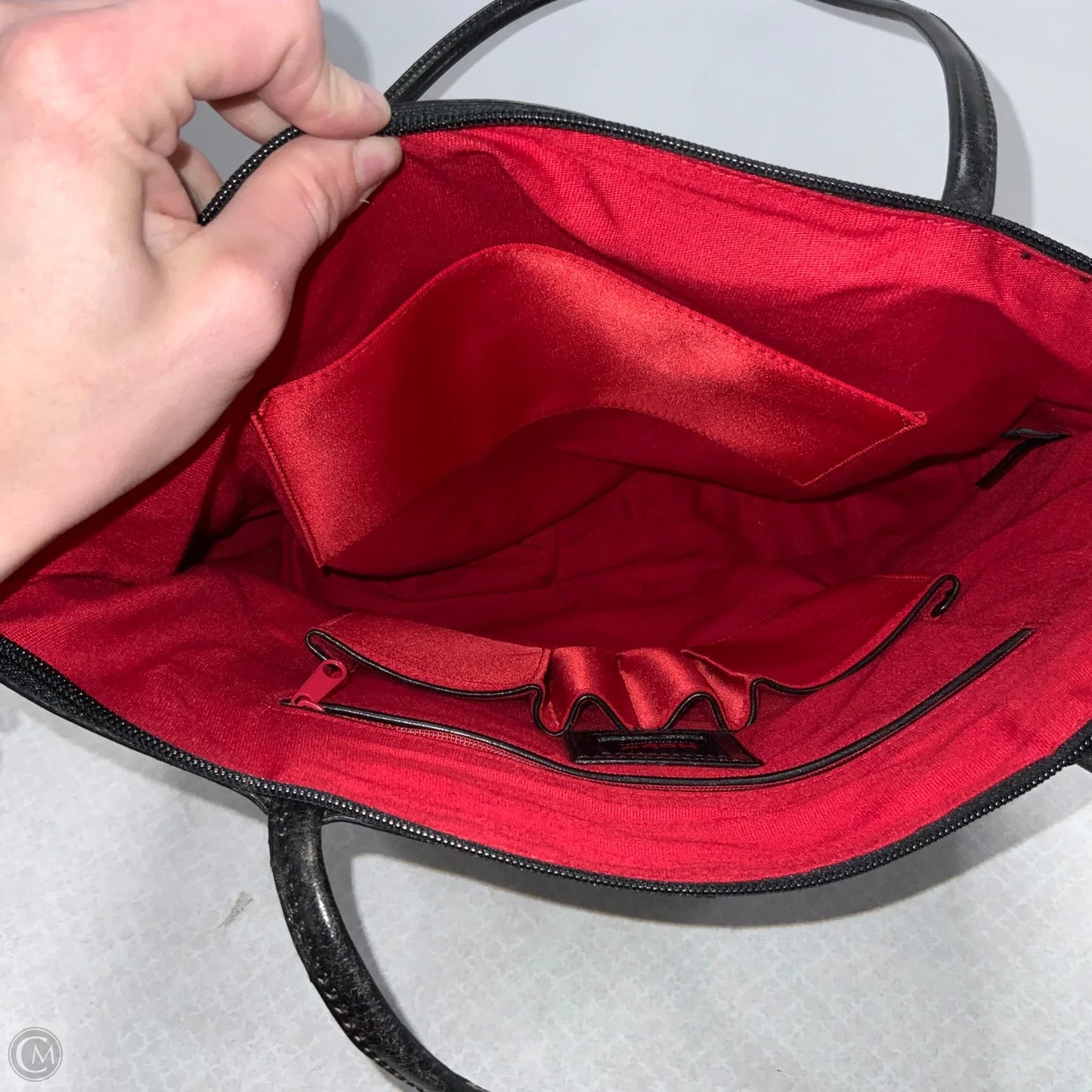 Handbag Leather By Hobo Intl, Size: Medium