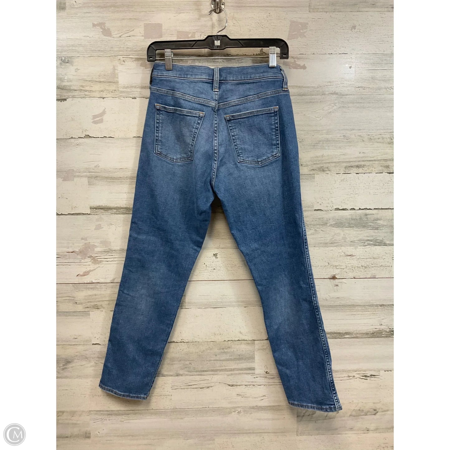 Jeans Straight By J. Crew In Blue Denim, Size: 4