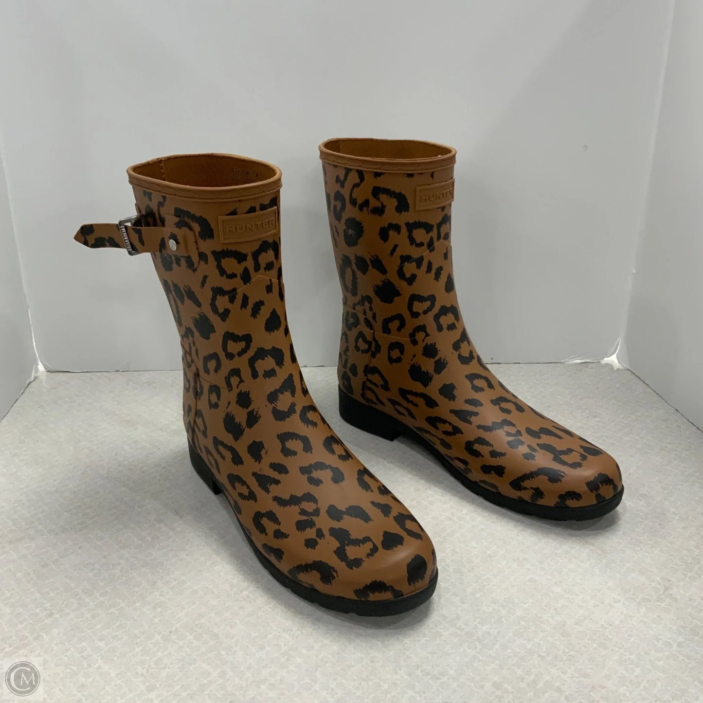 Boots Rain By Hunter In Animal Print, Size: 10