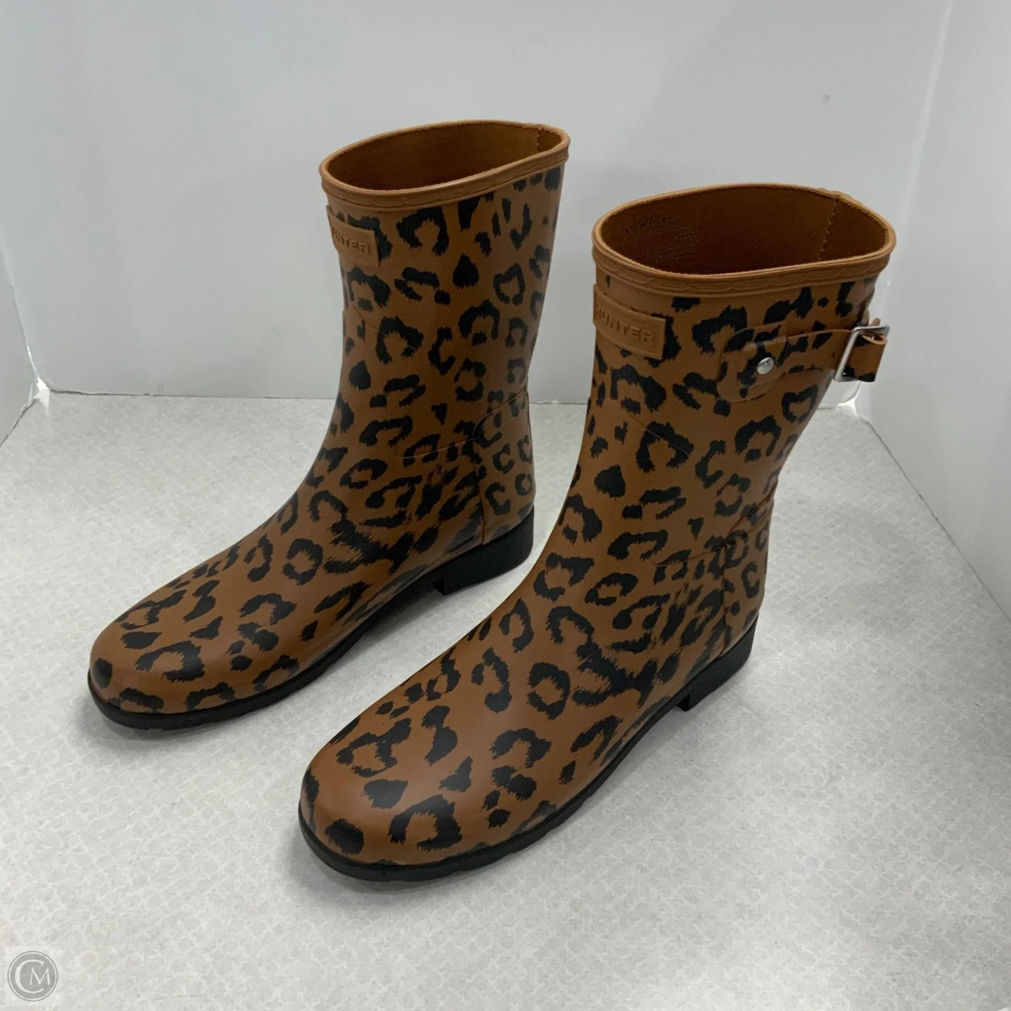 Boots Rain By Hunter In Animal Print, Size: 10
