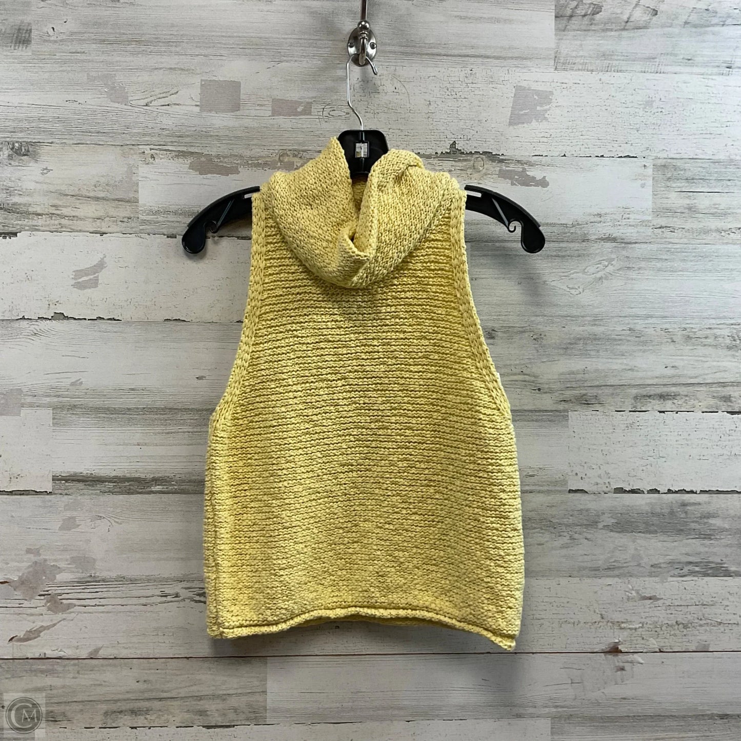 Vest Sweater By By Together In Yellow, Size: S