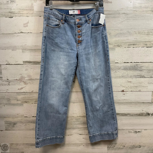 Jeans Cropped By Cabi In Blue Denim, Size: 6
