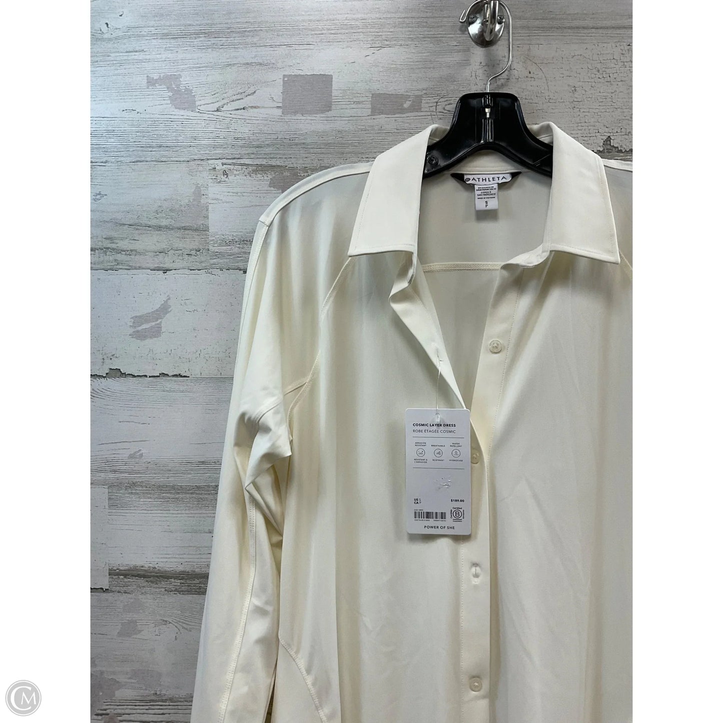 Dress Casual Maxi By Athleta In Cream, Size: S