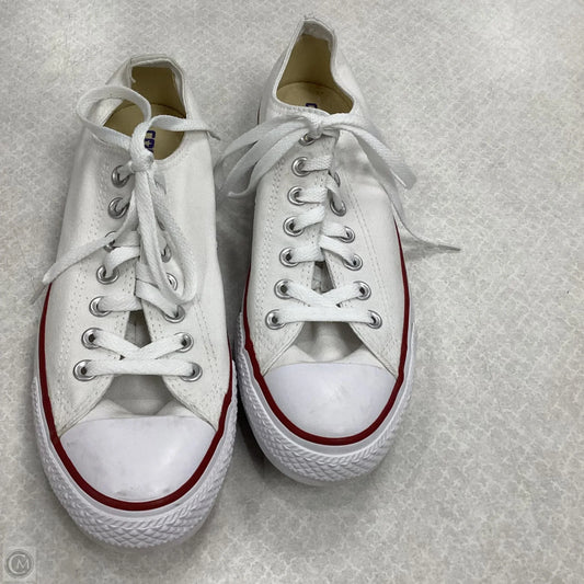 Shoes Athletic By Converse In White, Size: 10.5