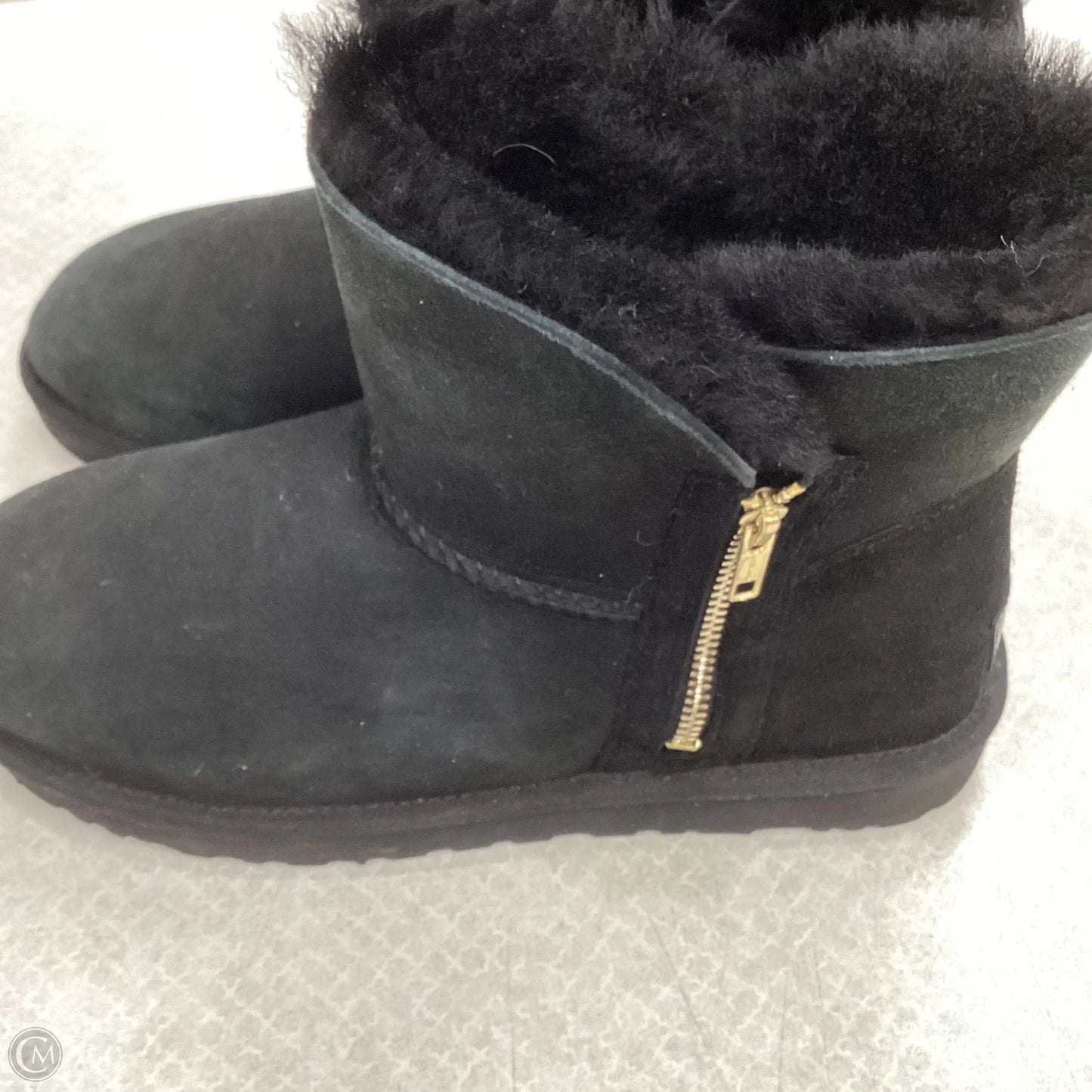 Boots Ankle Flats By Ugg In Black, Size: 11