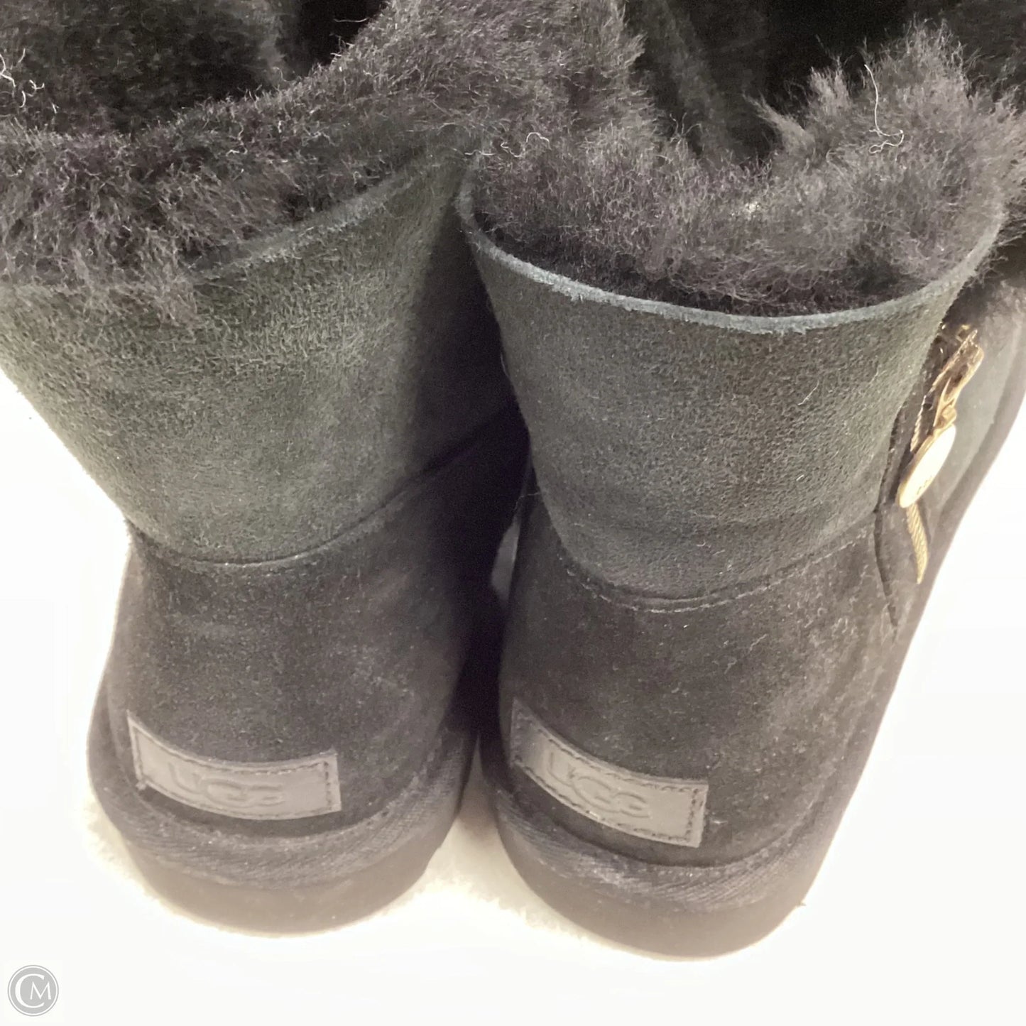 Boots Ankle Flats By Ugg In Black, Size: 11