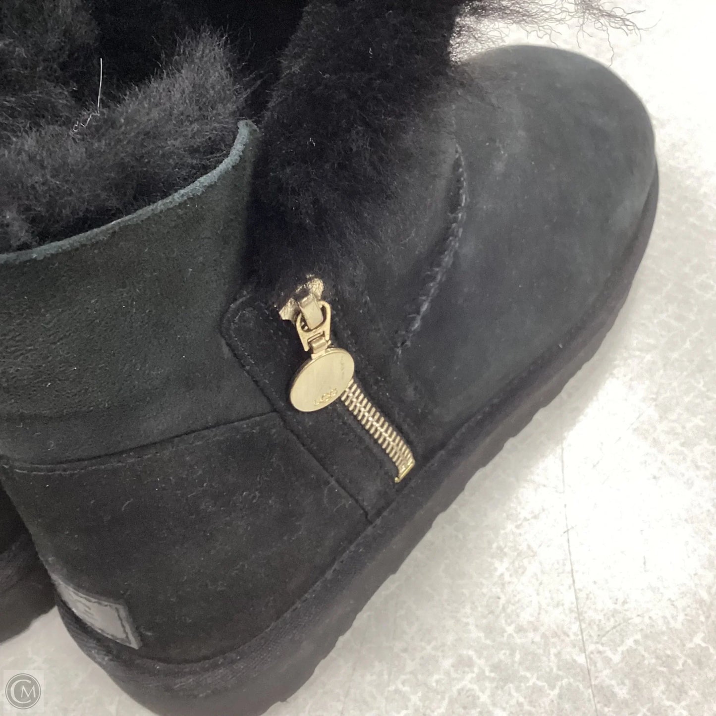 Boots Ankle Flats By Ugg In Black, Size: 11