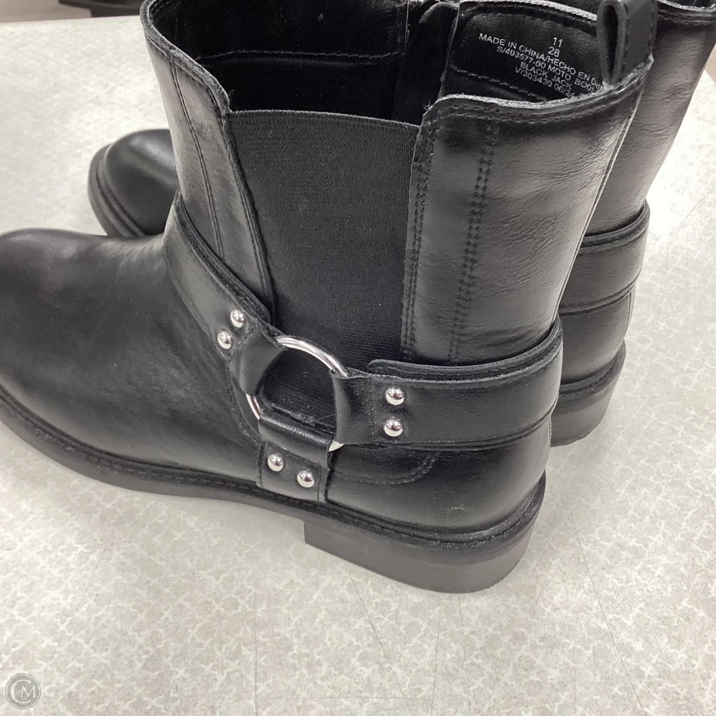 Boots Ankle Flats By Old Navy In Black, Size: 11