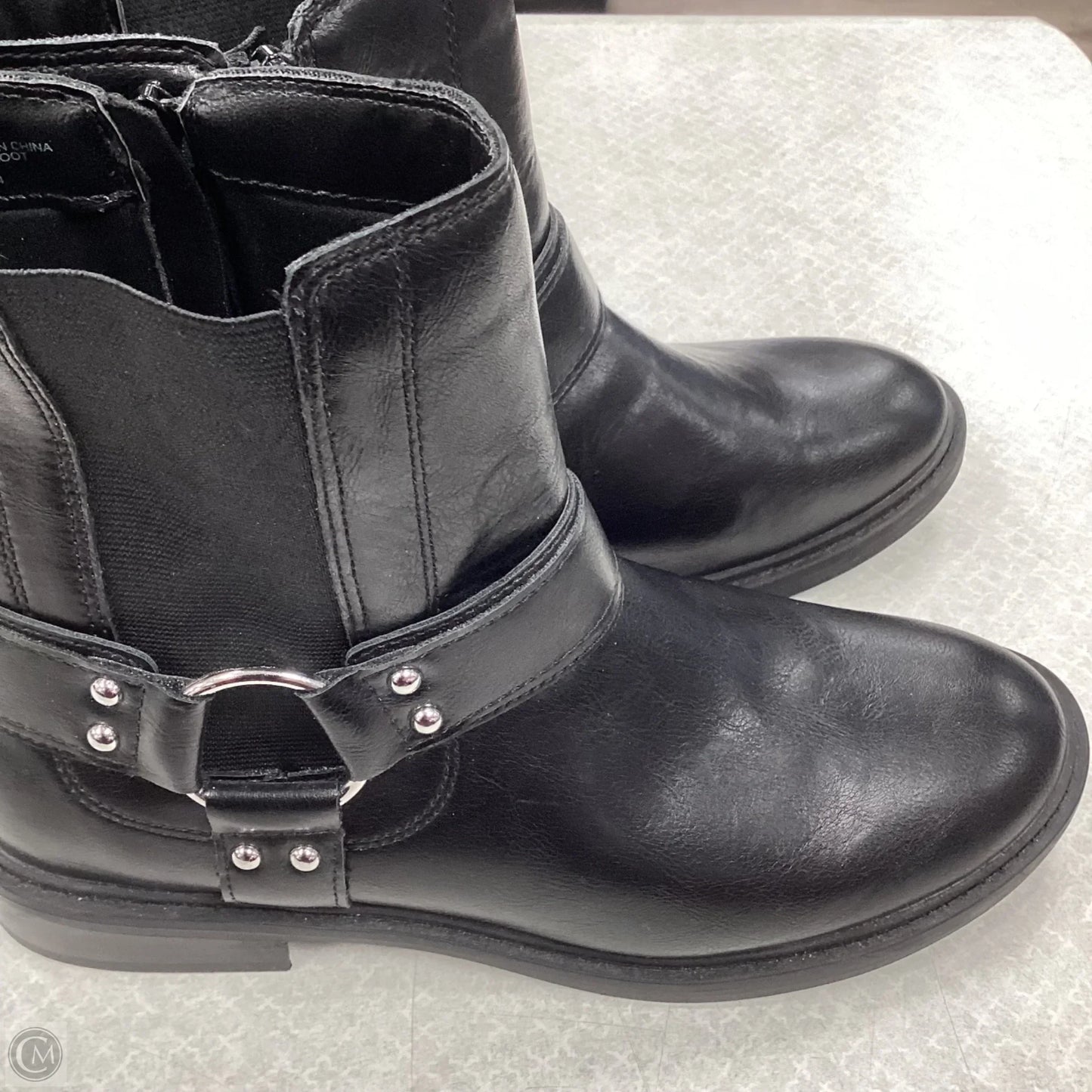 Boots Ankle Flats By Old Navy In Black, Size: 11