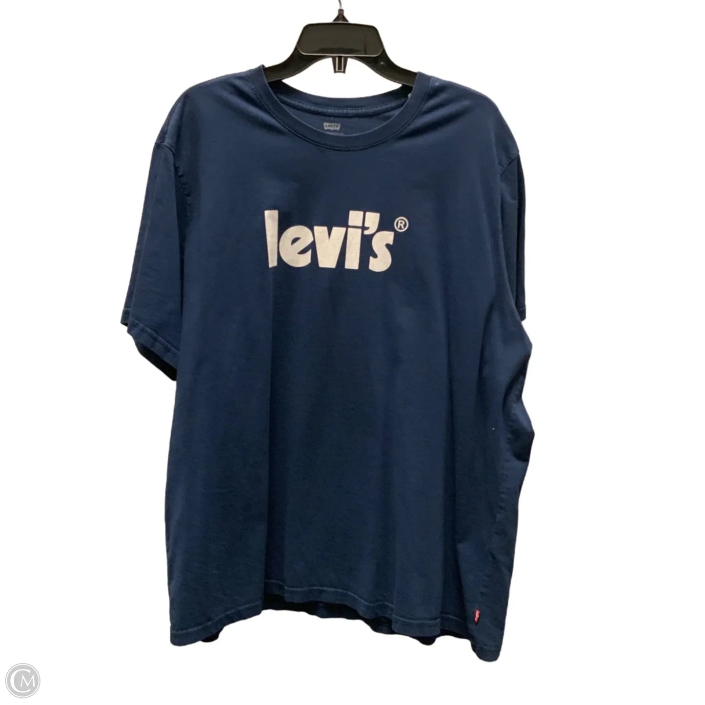 Top Short Sleeve Basic By Levis In Blue, Size: Xl