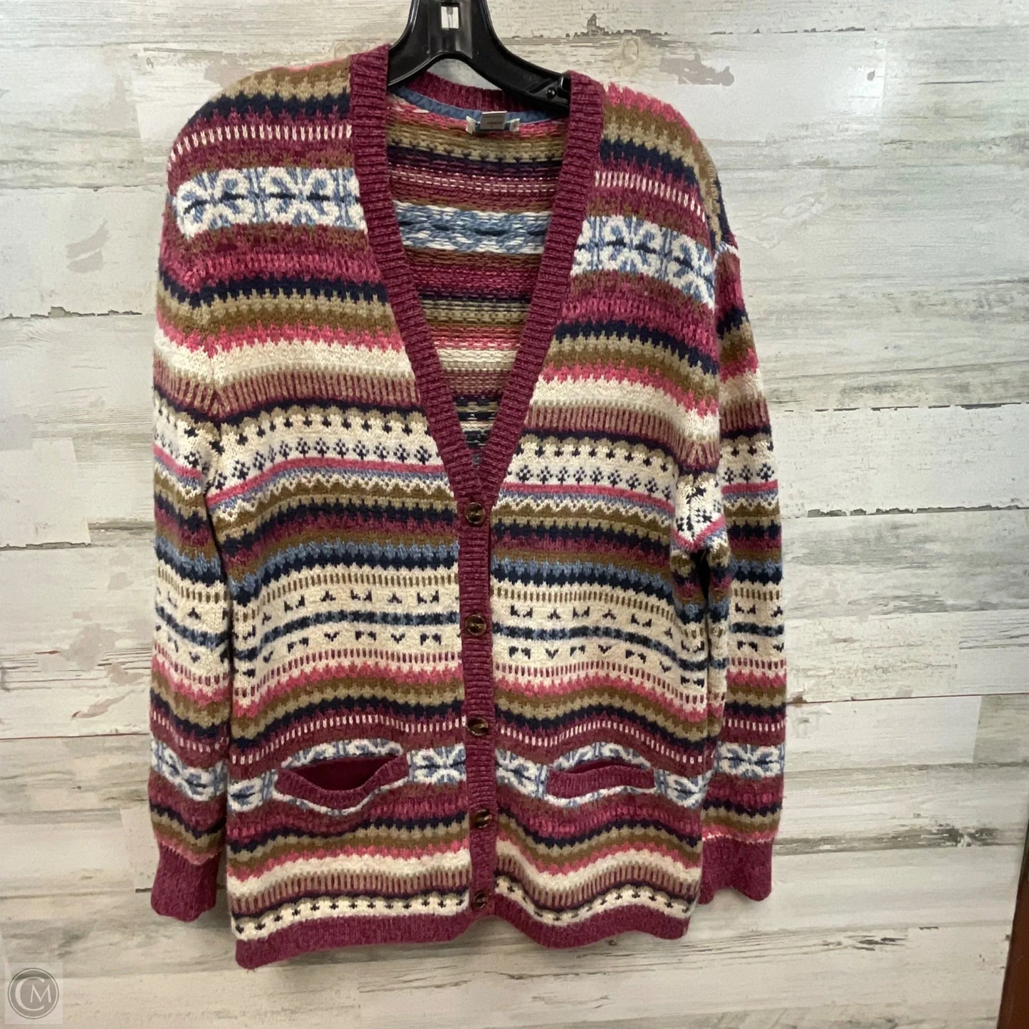 Sweater Cardigan By Sundance In Purple, Size: M