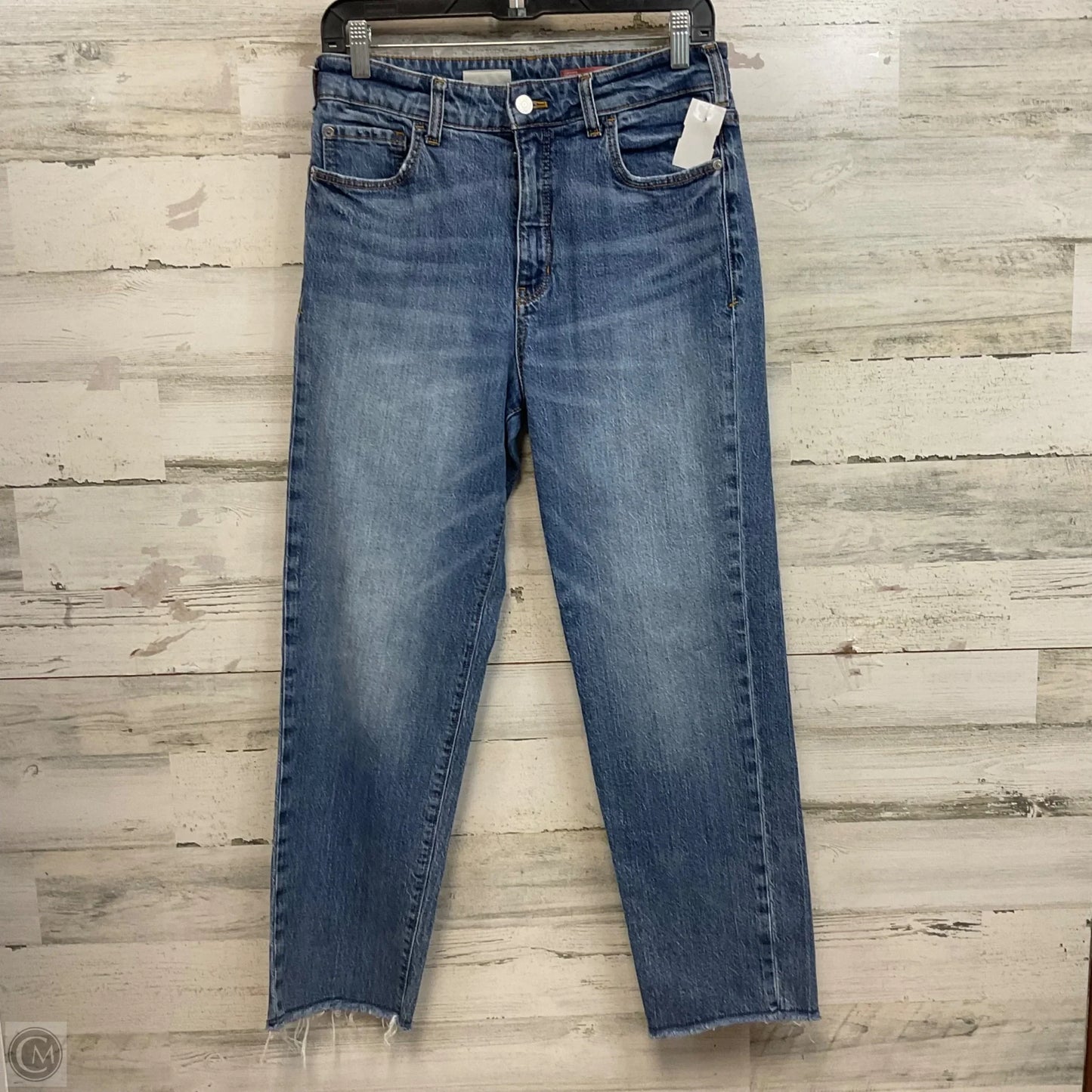Jeans Straight By Pilcro In Blue Denim, Size: 8