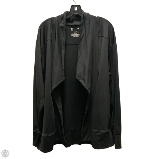Athletic Jacket By Xersion In Black, Size: 1x
