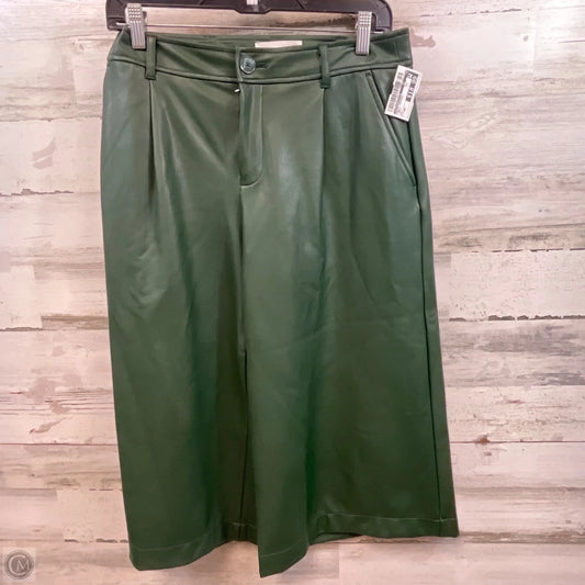 Pants Cropped By Anthropologie In Green, Size: 6p