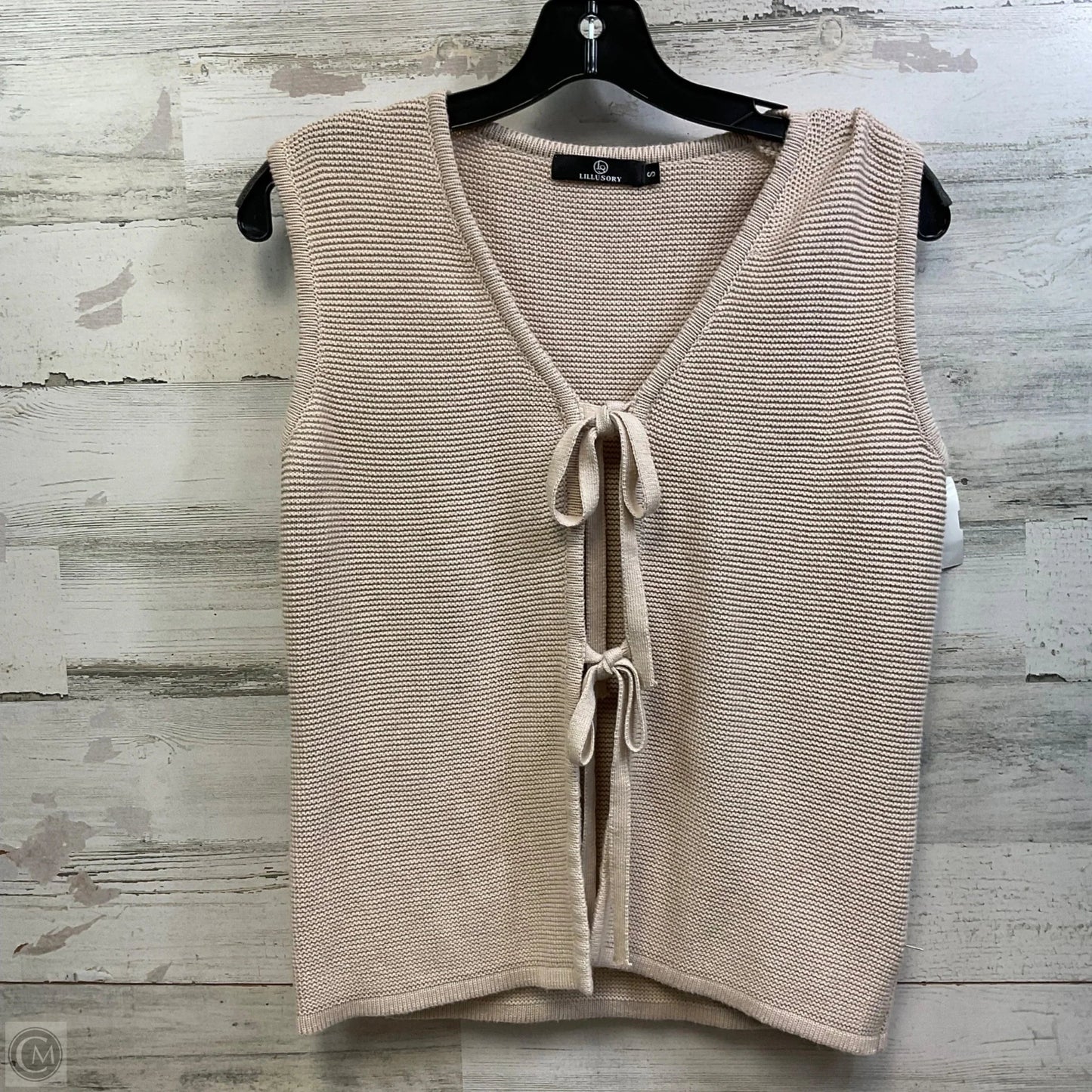 Sweater Cardigan By Lillusory In Tan, Size: S