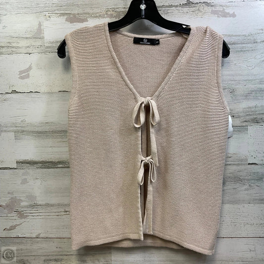 Sweater Cardigan By Lillusory In Tan, Size: S