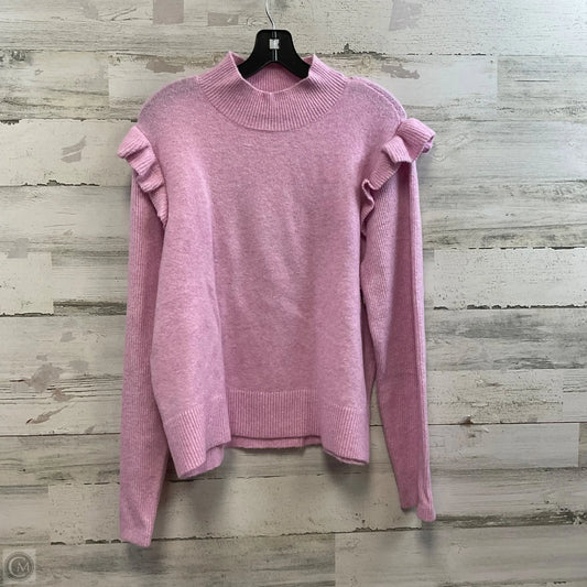 Sweater By Loft In Pink, Size: L