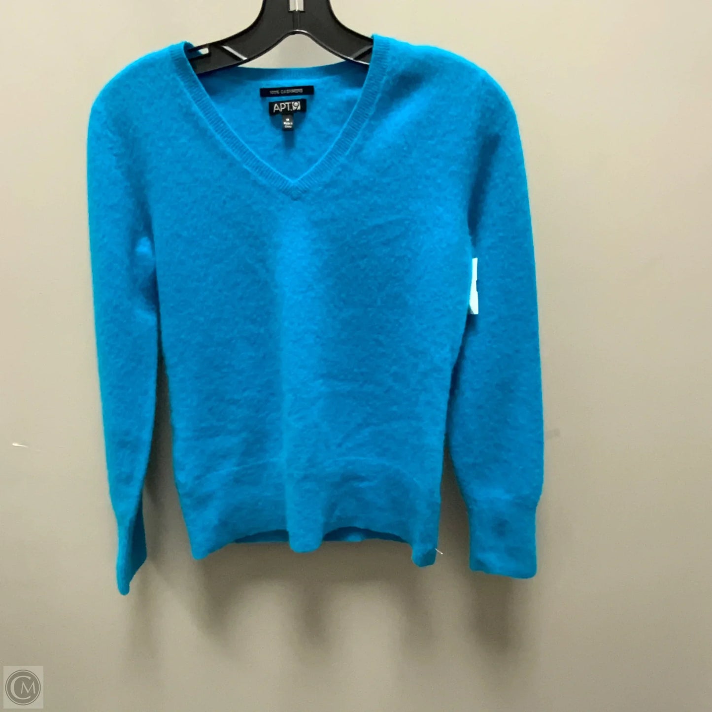 Sweater Cashmere By Apt 9 In Blue, Size: M