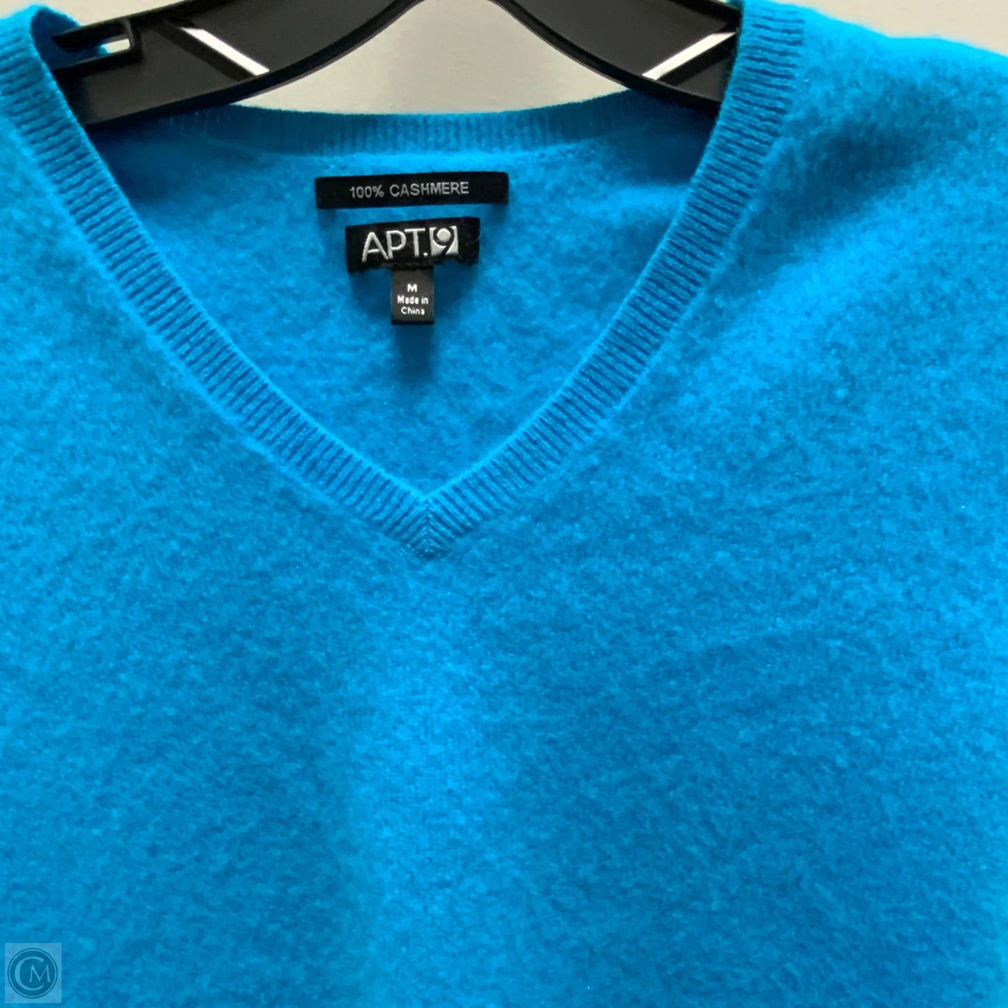 Sweater Cashmere By Apt 9 In Blue, Size: M