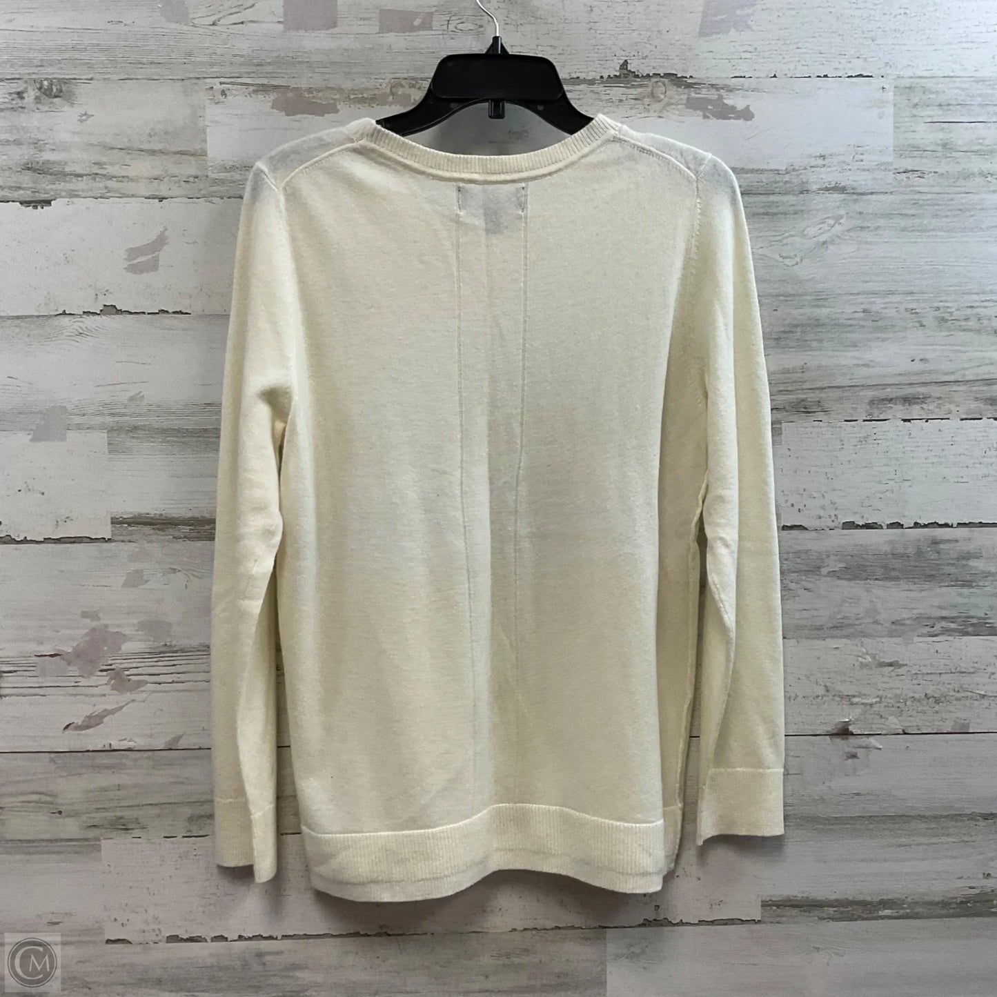 Sweater By Banana Republic In Cream, Size: L