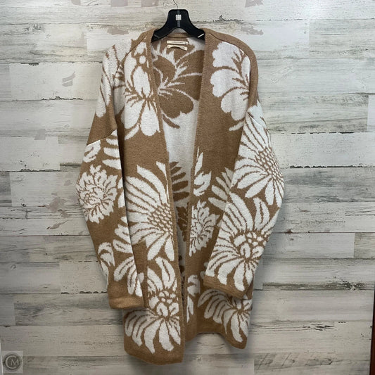 Sweater Cardigan By Anthropologie In Brown, Size: L