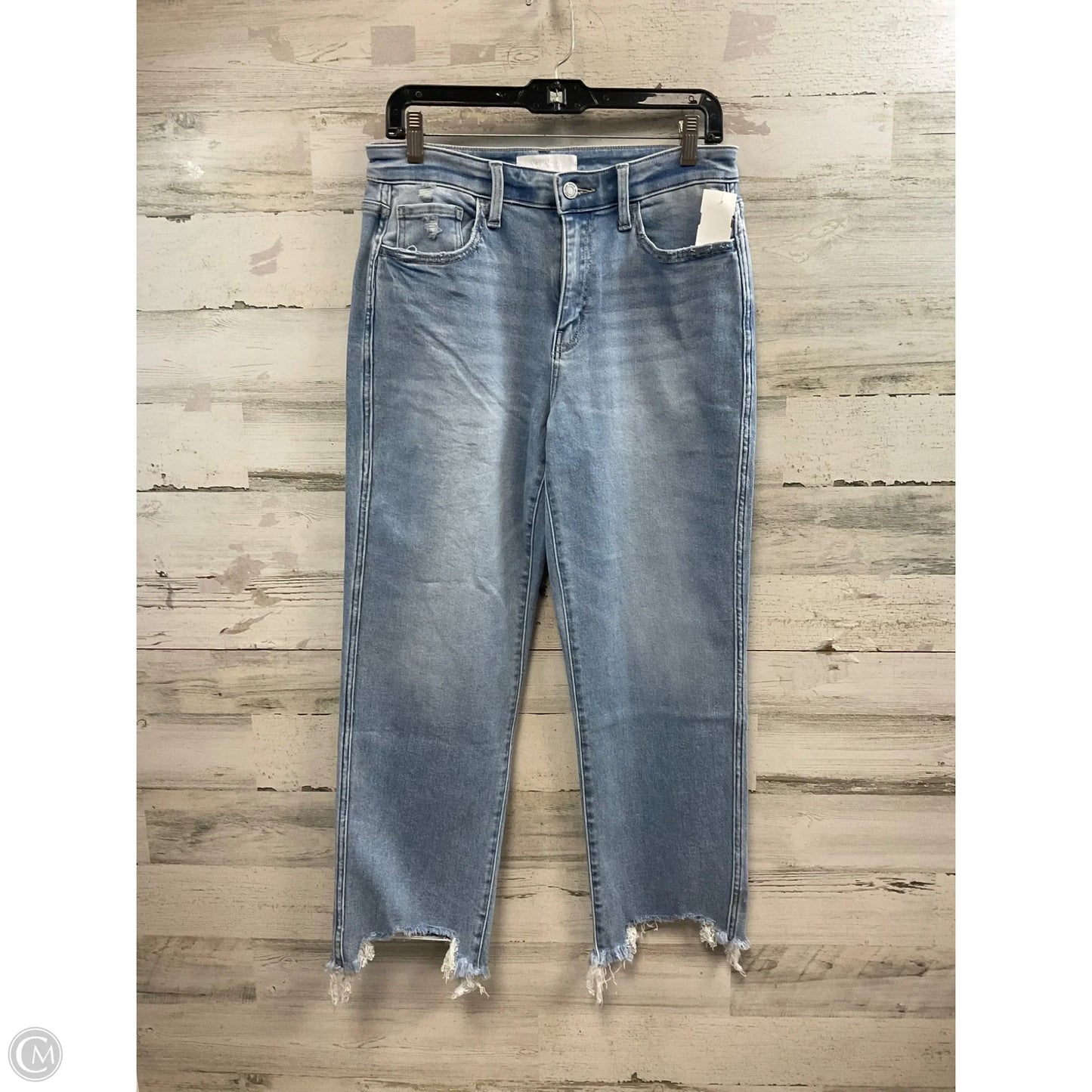 Jeans Straight By Vervet In Blue Denim, Size: 8