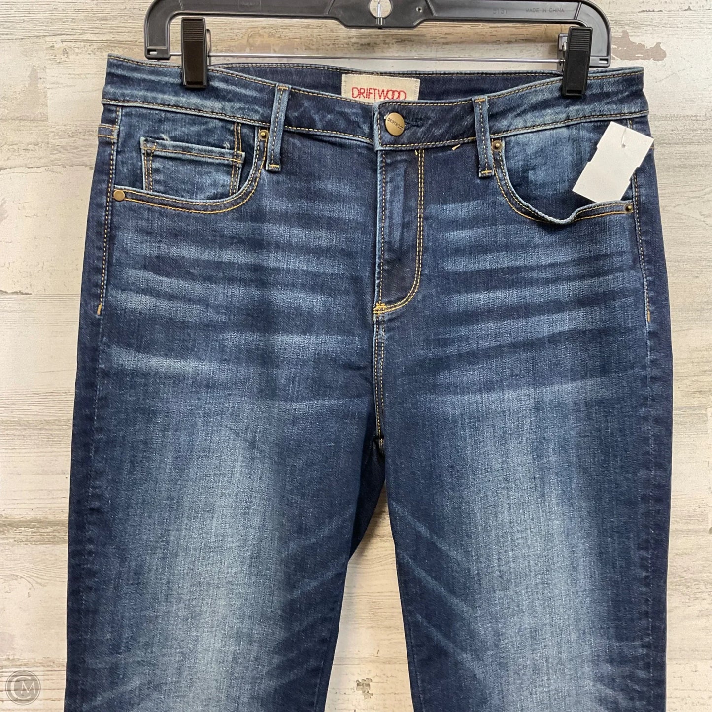 Jeans Cropped By Driftwood In Blue Denim, Size: 10