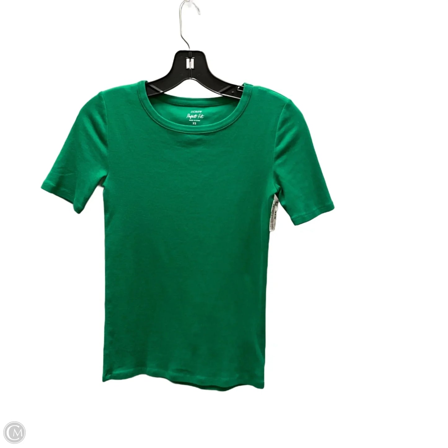 Top Short Sleeve Basic By J. Crew In Green, Size: Xs