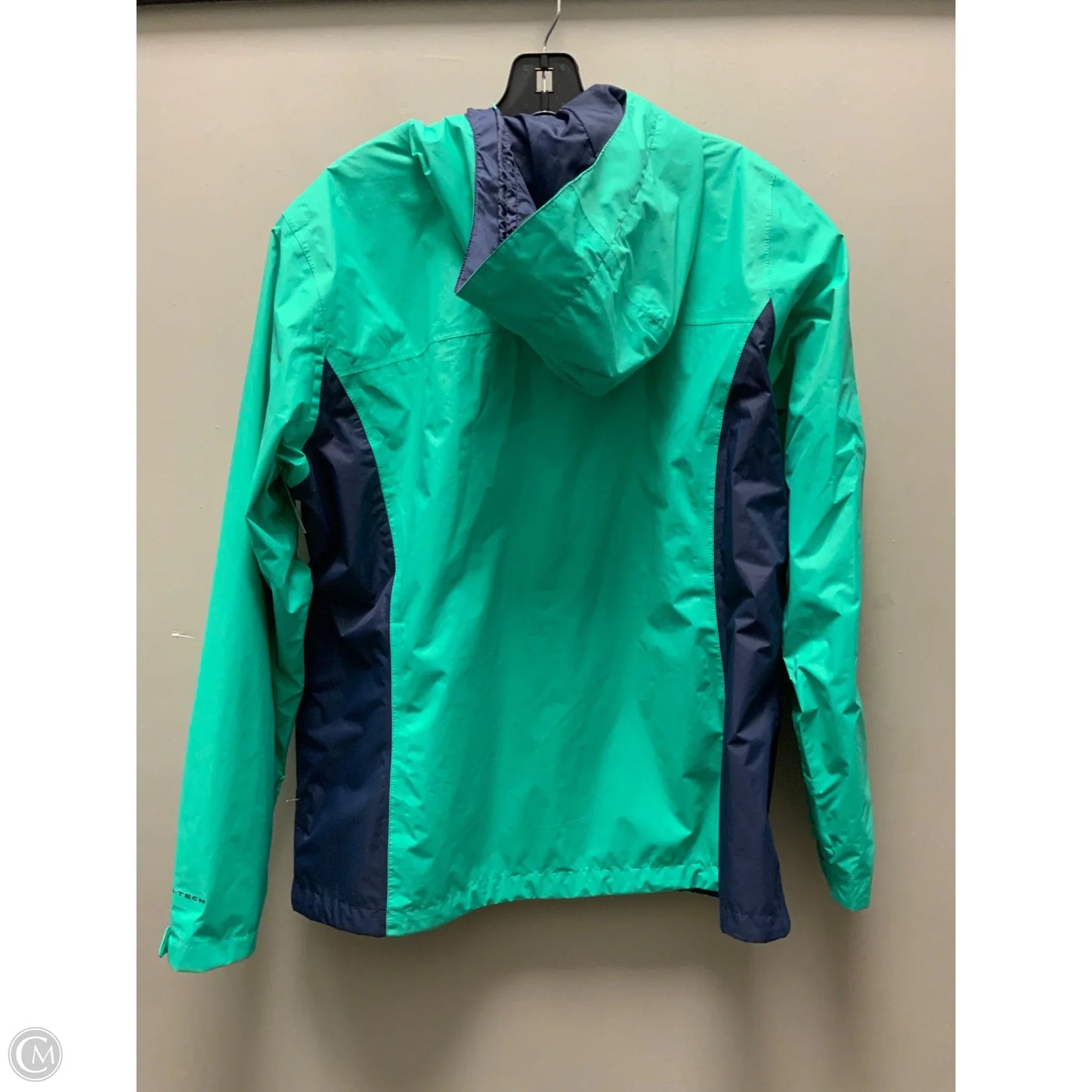 Jacket Windbreaker By Columbia In Green, Size: Xl