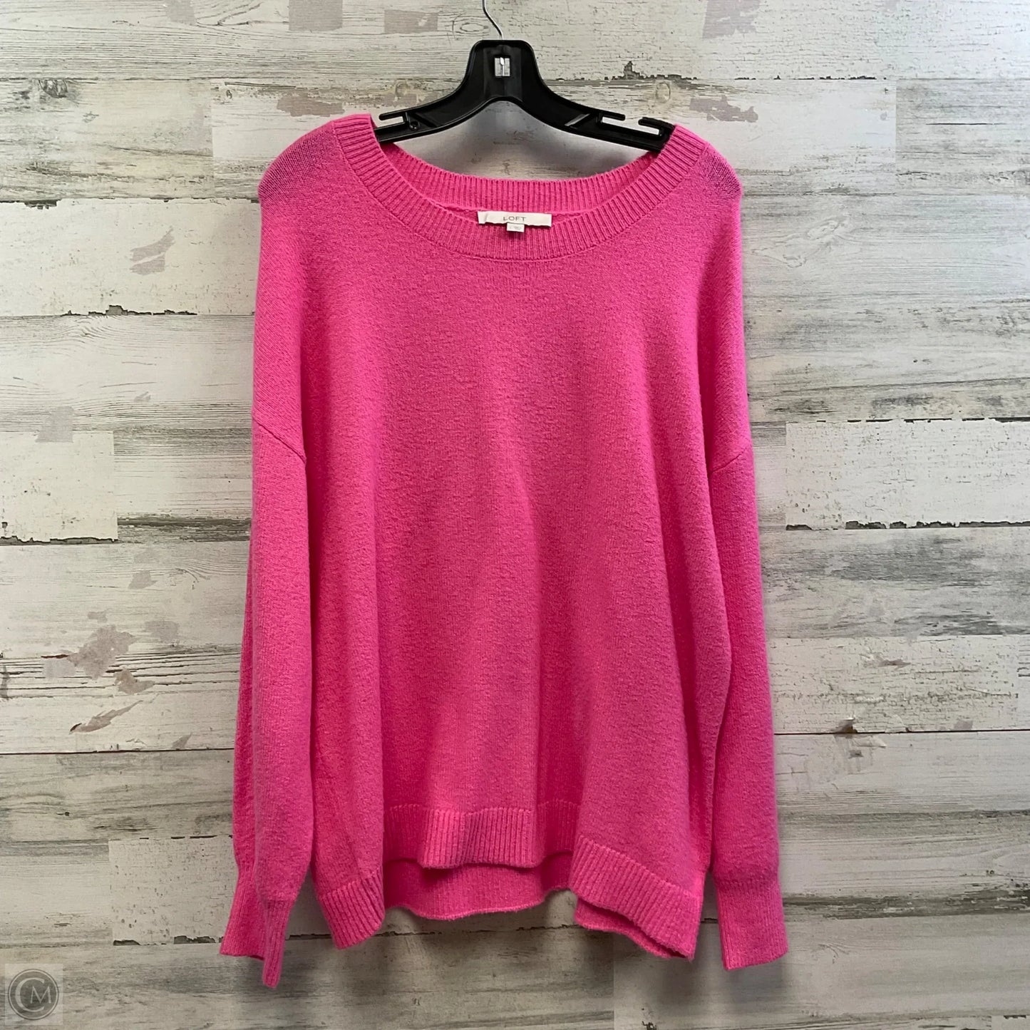 Sweater By Loft In Pink, Size: L