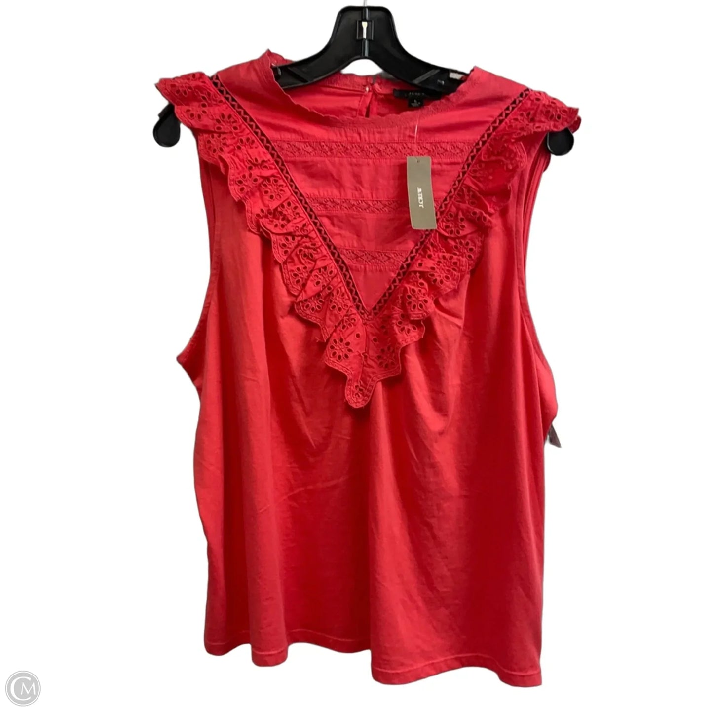 Top Sleeveless By J. Crew In Pink, Size: L