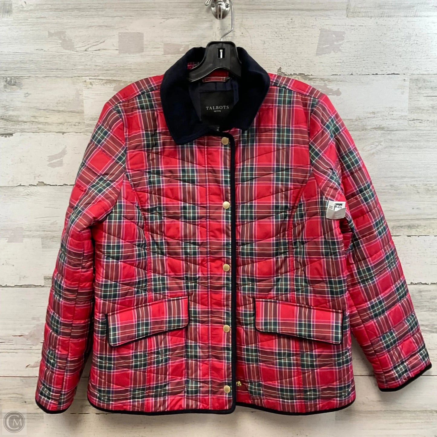 Jacket Puffer & Quilted By Talbots In Red, Size: Lp