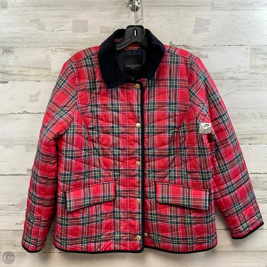 Jacket Puffer & Quilted By Talbots In Red, Size: Lp