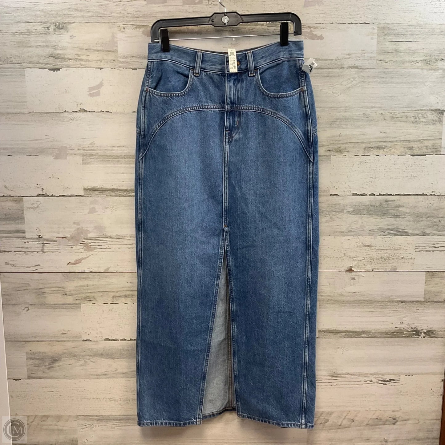 Skirt Maxi By Madewell In Blue Denim, Size: 2