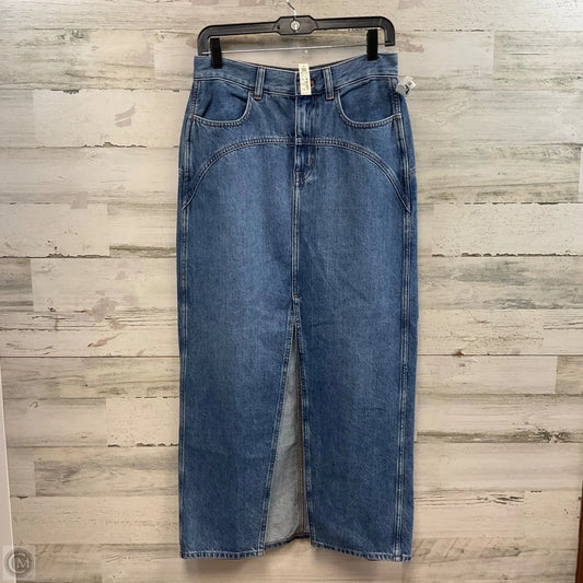 Skirt Maxi By Madewell In Blue Denim, Size: 2