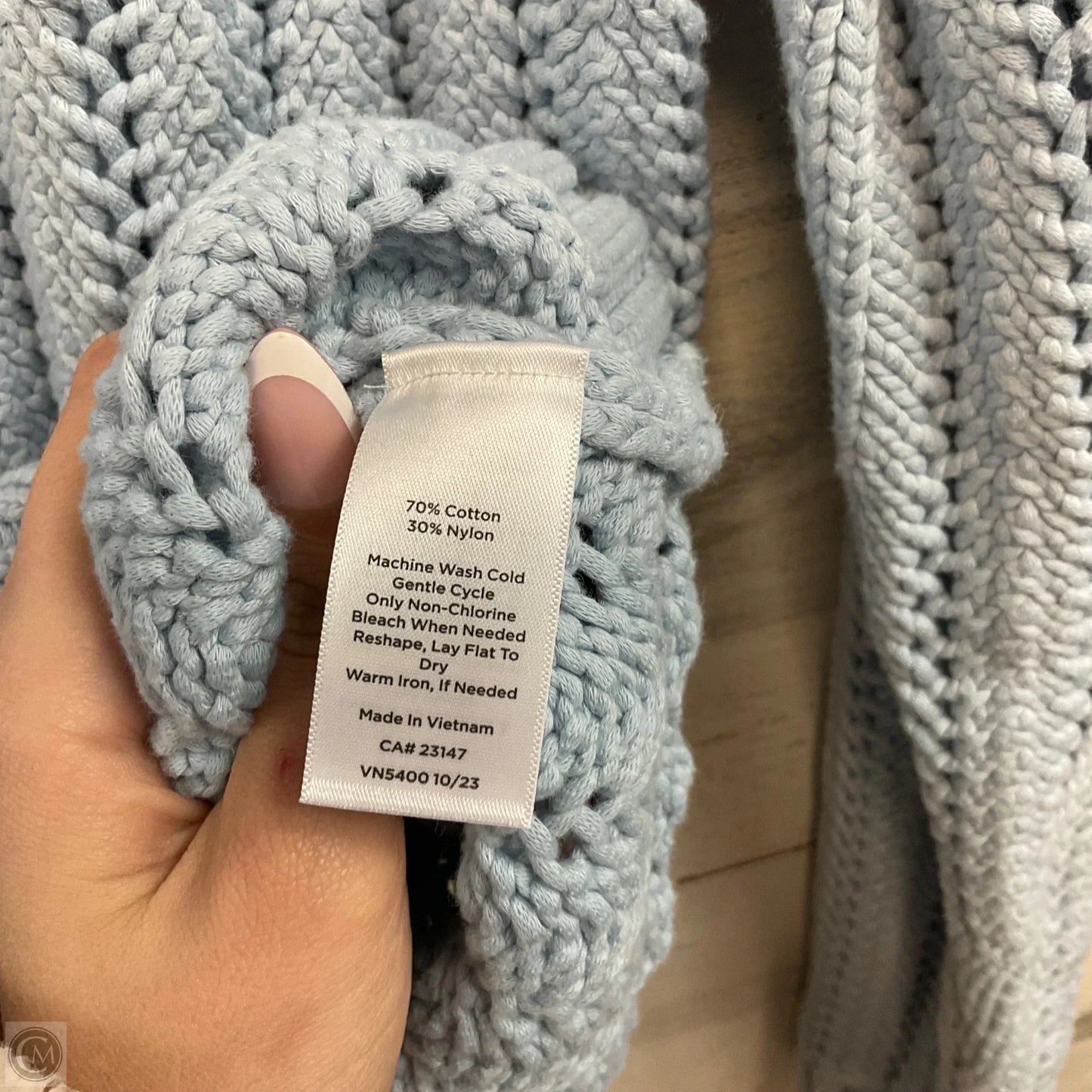 Sweater By Haven In Blue, Size: S