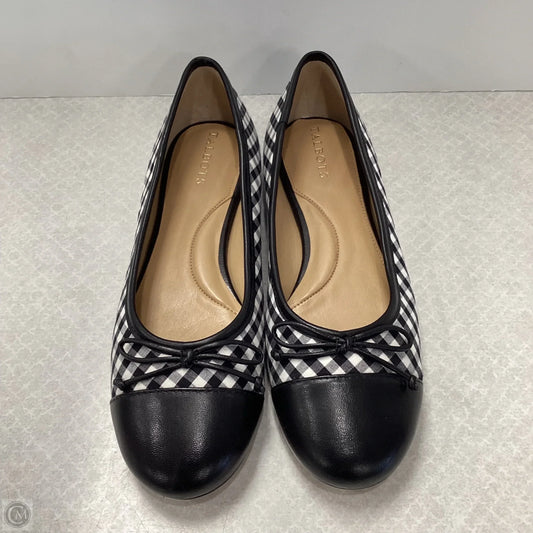 Shoes Flats By Talbots In Black & White, Size: 7.5
