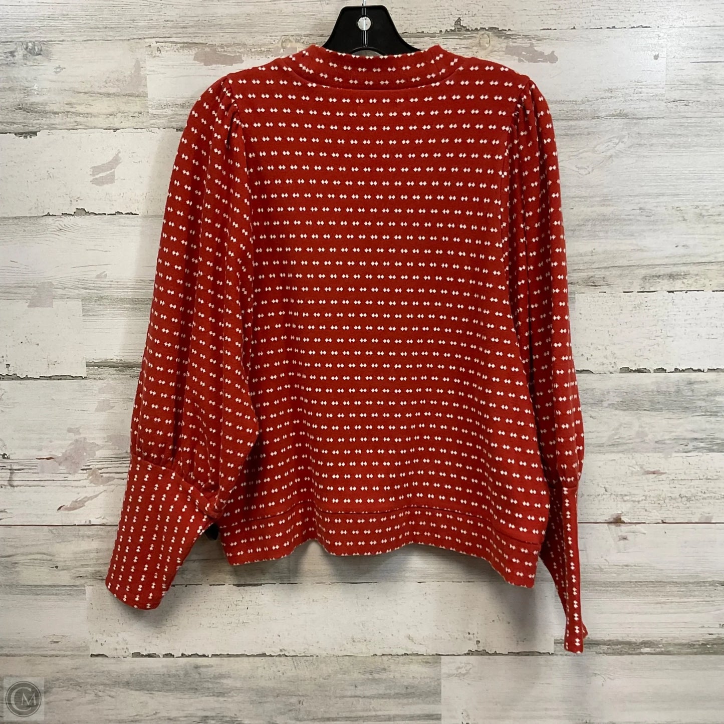 Top Long Sleeve By Madewell In Brown, Size: Xl