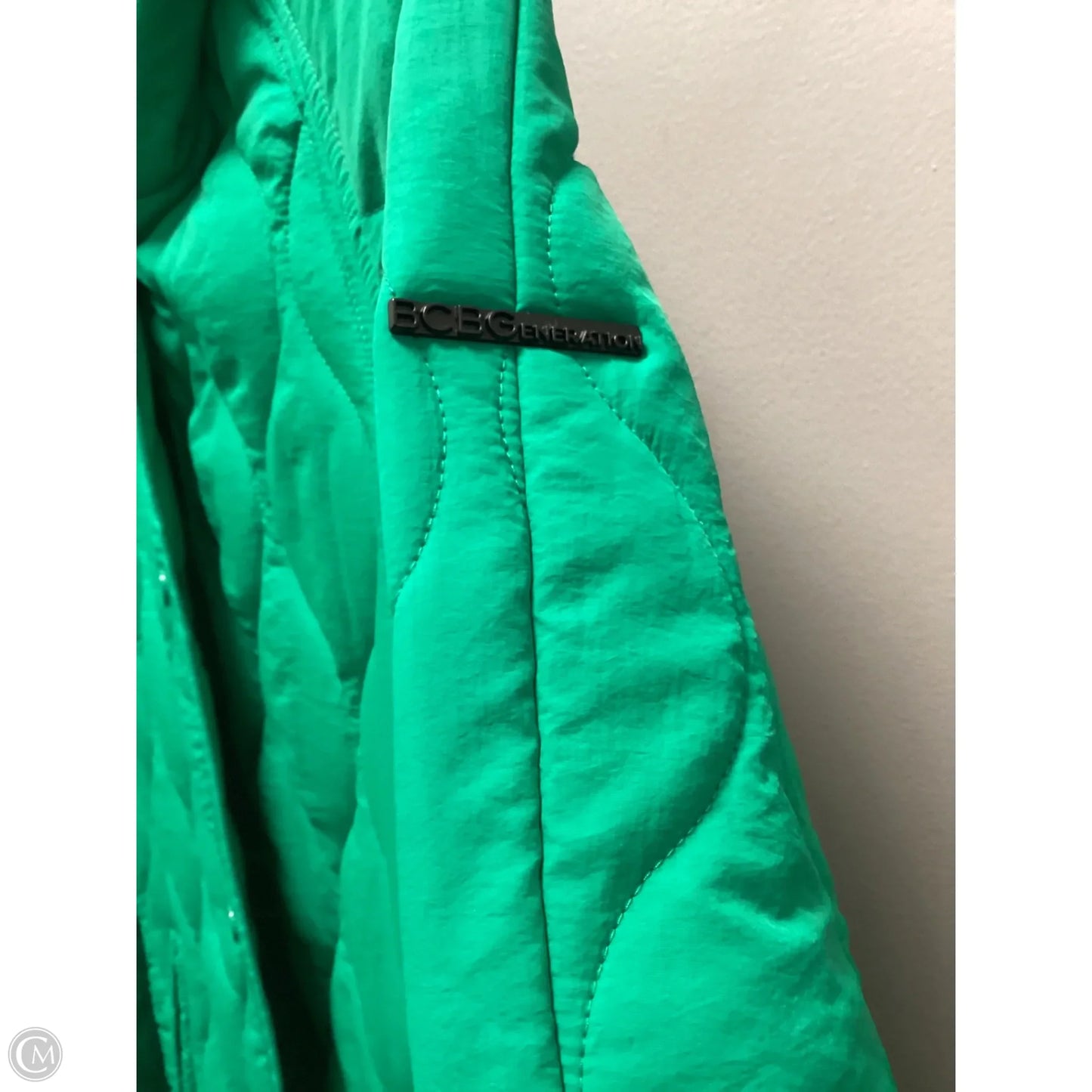 Jacket Puffer & Quilted By Bcbgeneration In Green, Size: Xs