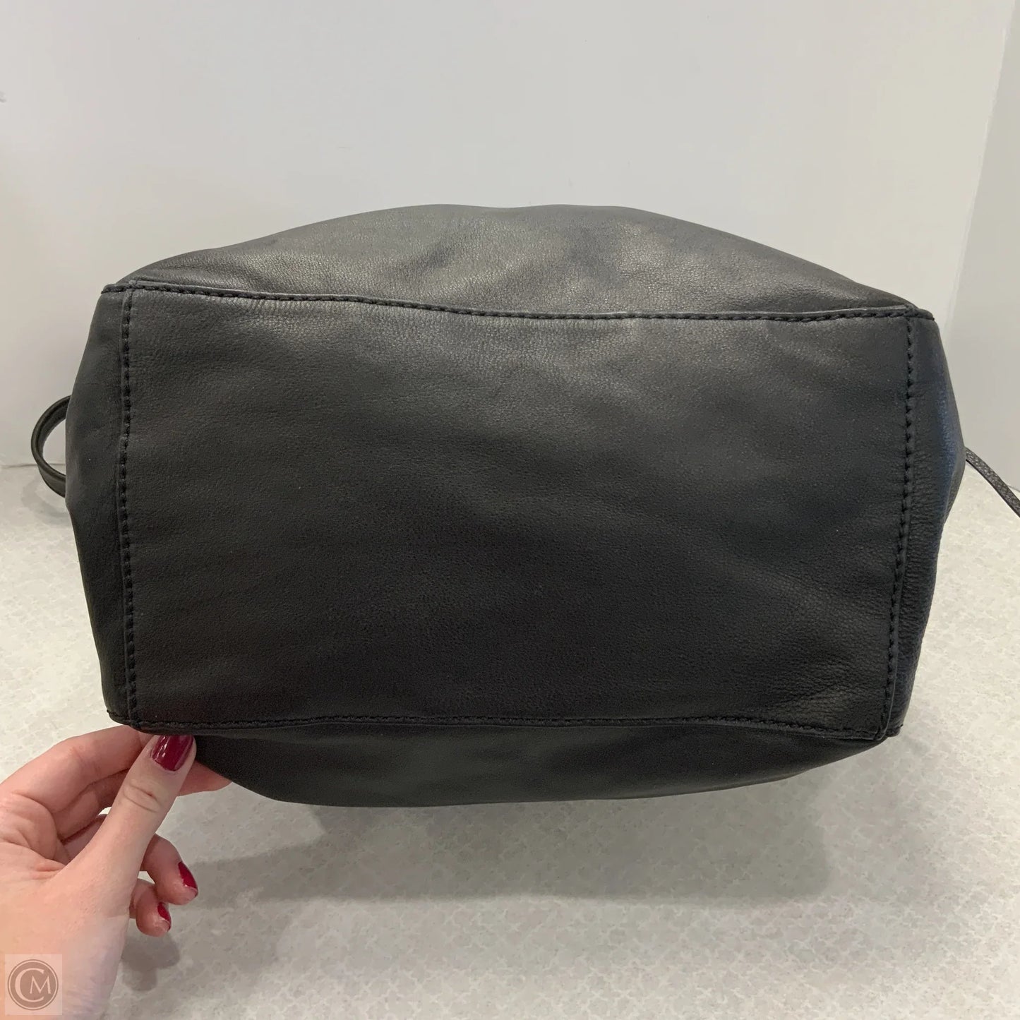 Handbag Leather By Hobo Intl, Size: Large