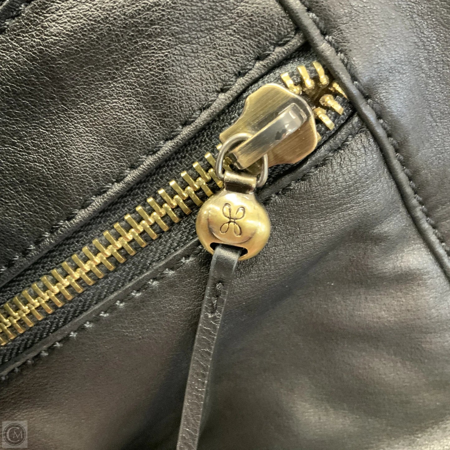 Handbag Leather By Hobo Intl, Size: Large