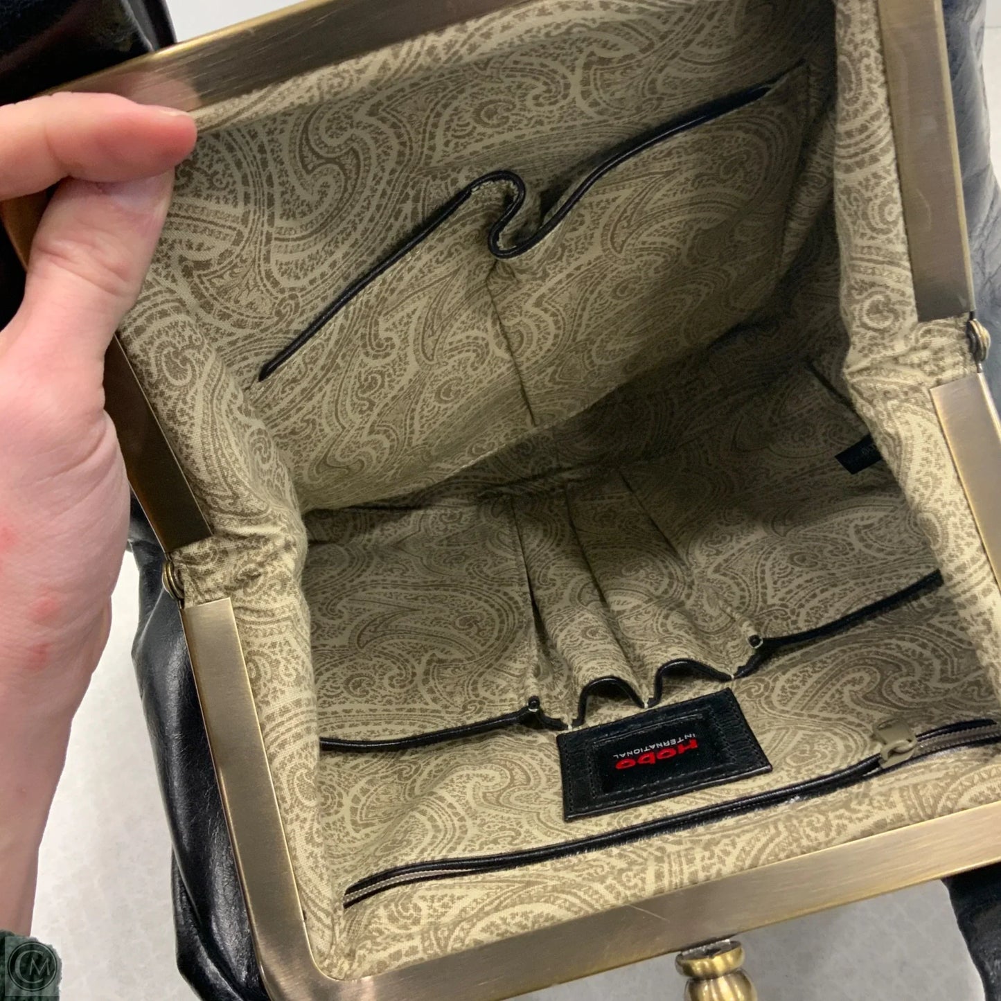 Handbag Leather By Hobo Intl, Size: Small