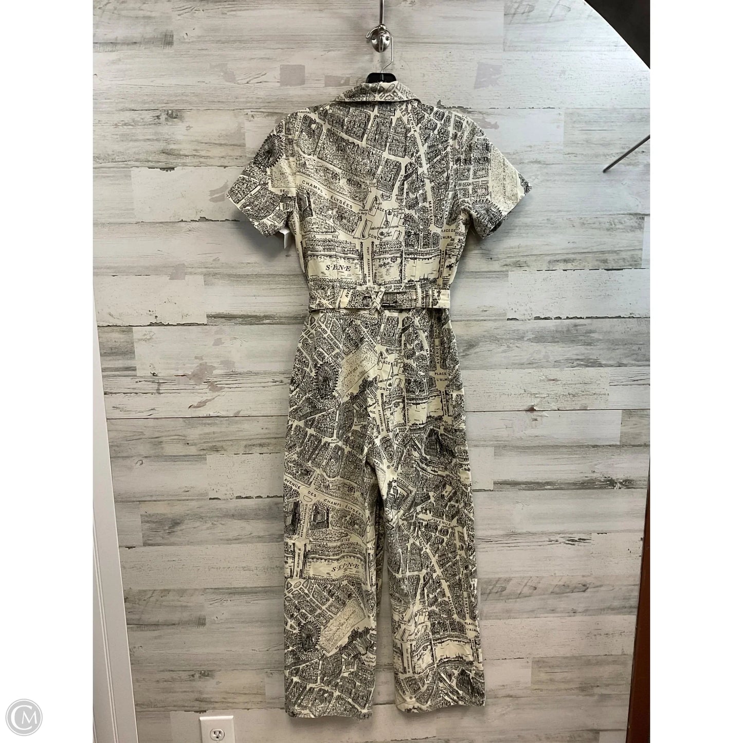 Jumpsuit By En Saison In Black & Cream, Size: Xs