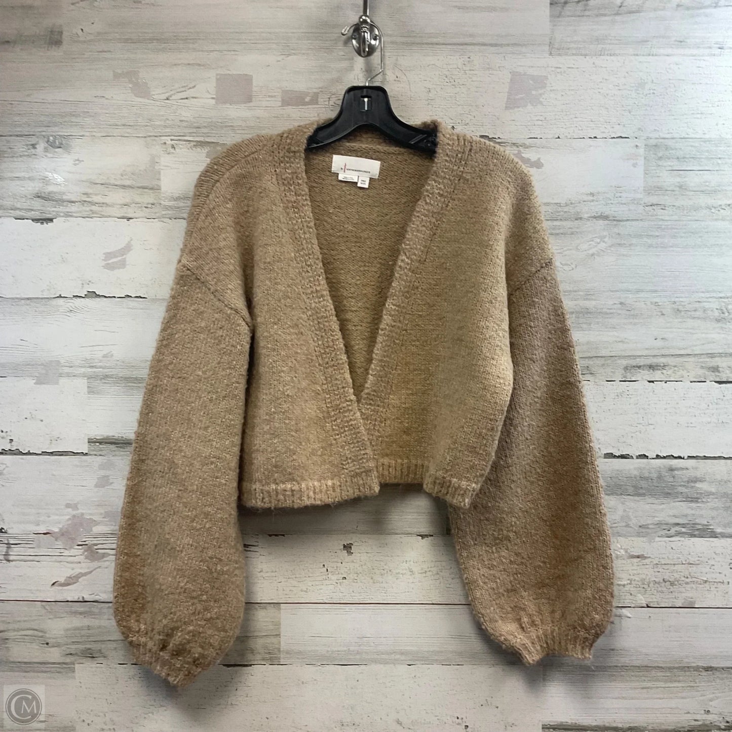 Sweater Cardigan By Anthropologie In Brown, Size: Osfm