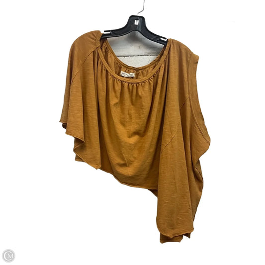 Top Short Sleeve By We The Free In Brown, Size: L