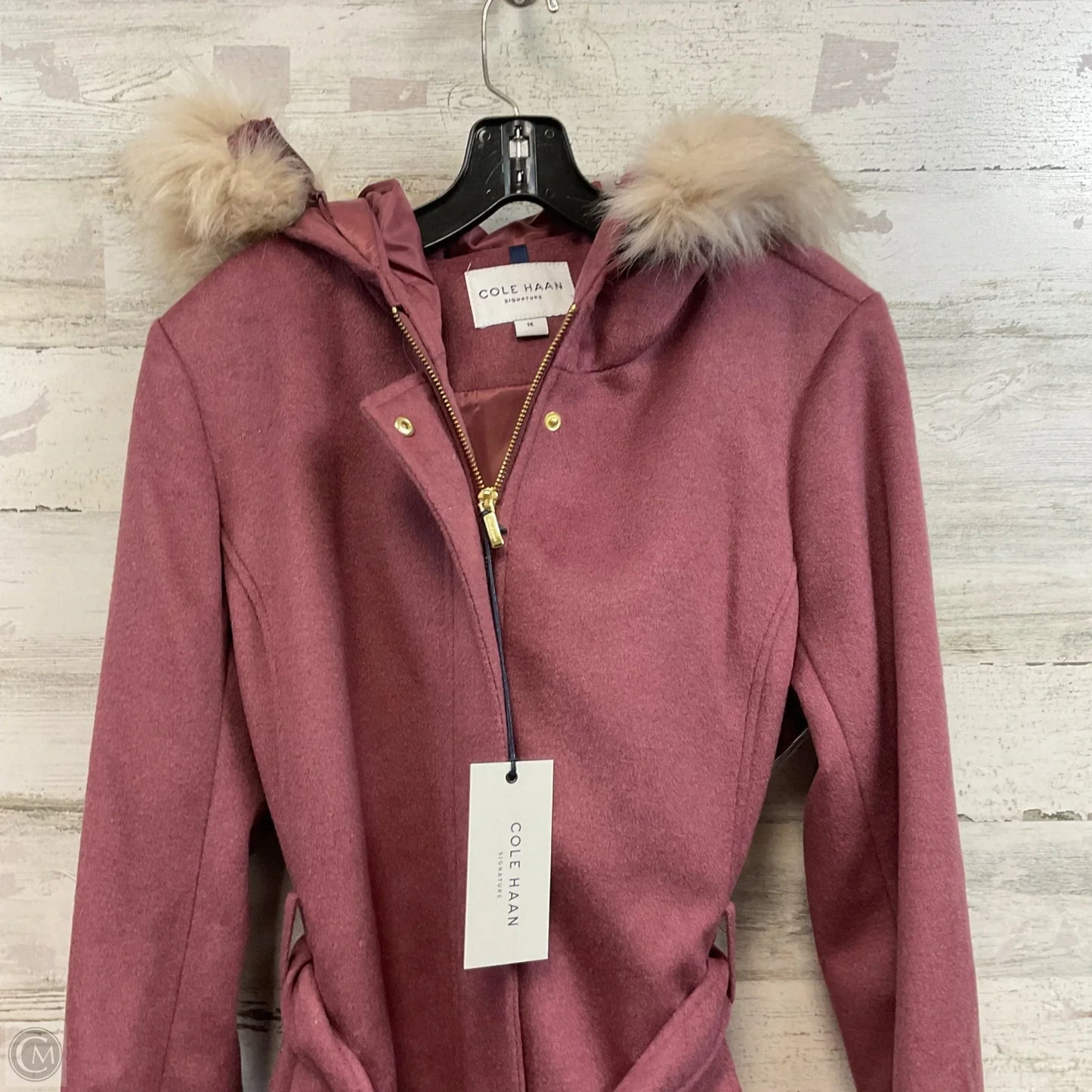 Coat Other By Cole-haan In Purple, Size: L