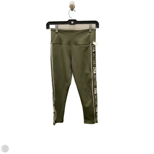 Athletic Leggings By Zyia In Green, Size: S