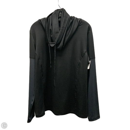 Athletic Top Long Sleeve Collar By Danskin Now In Black, Size: 2x