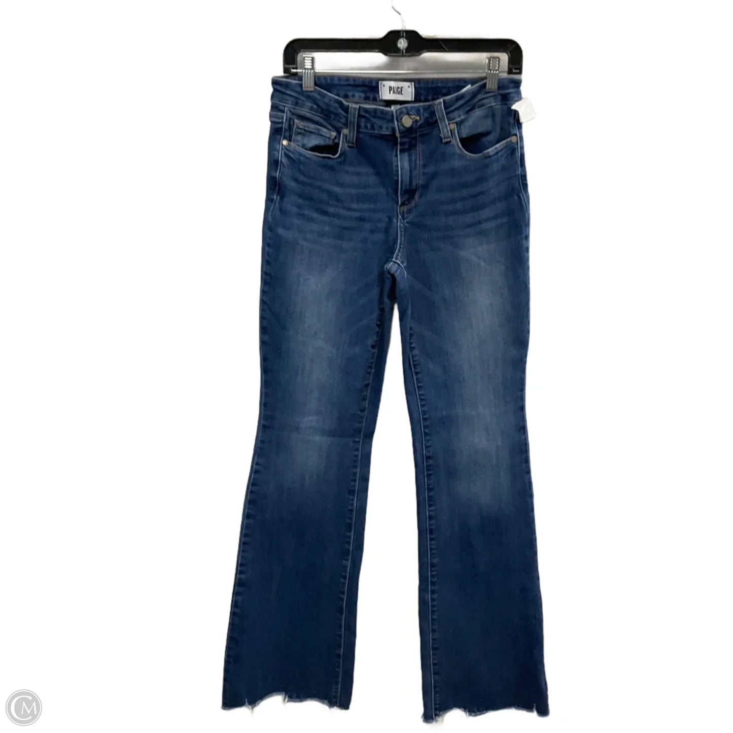 Jeans Wide Leg By Paige In Blue Denim, Size: 10